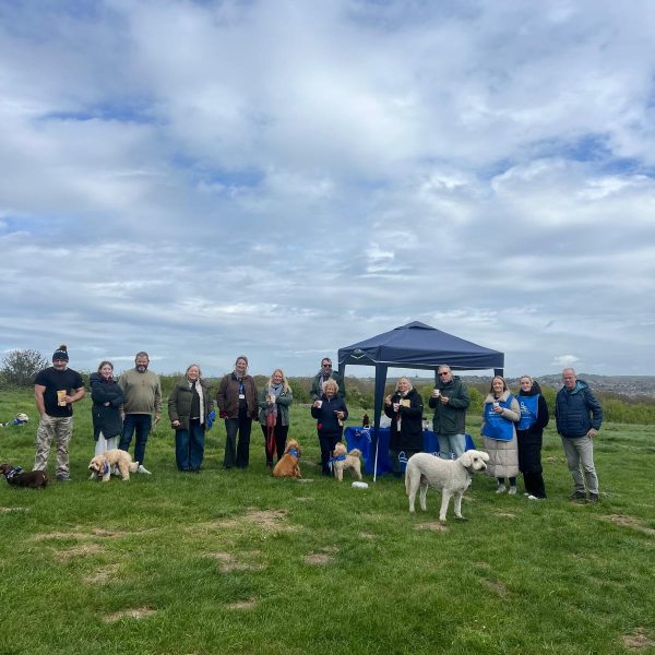 group photo bark in park highdown
